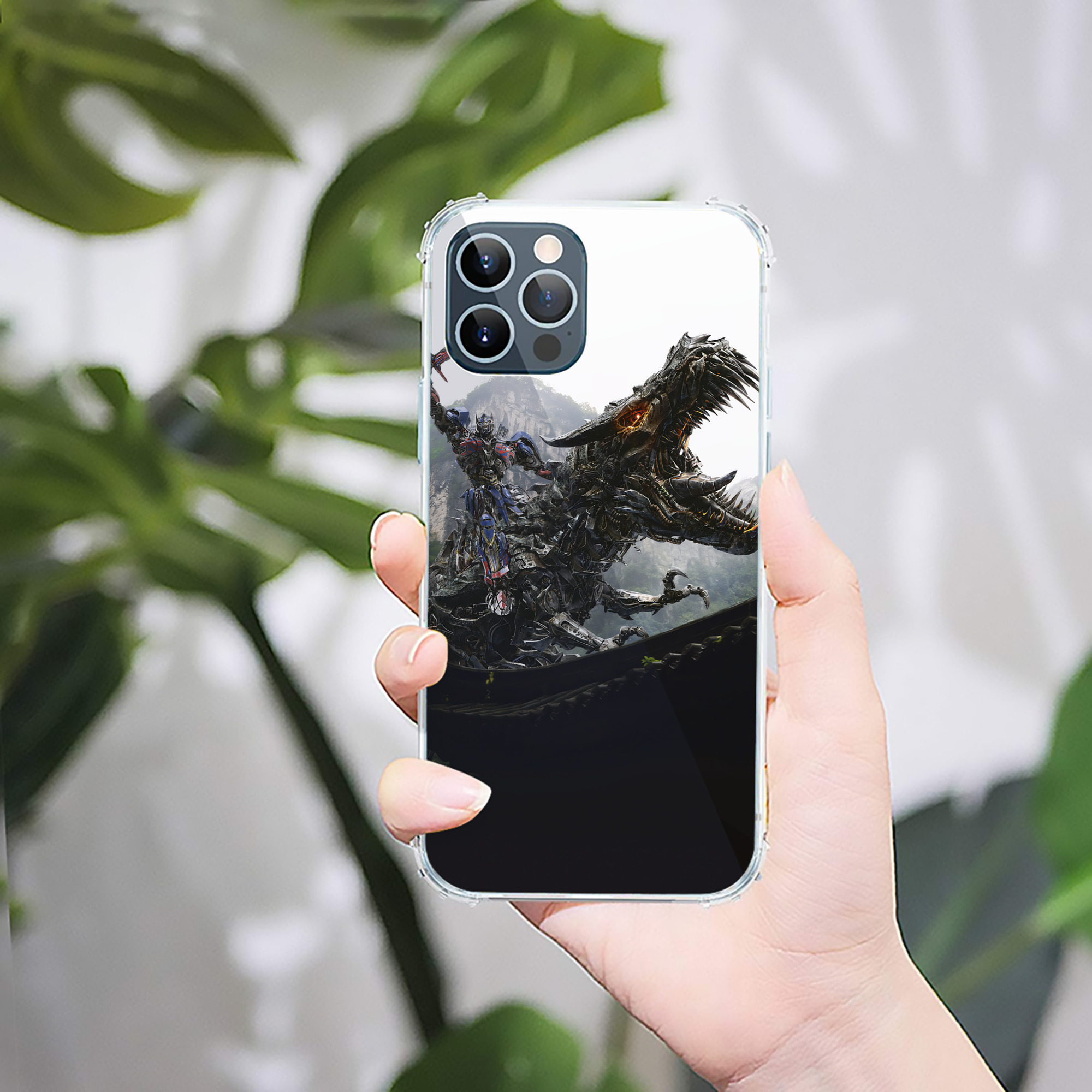 （画像用） Transformers トランスフォーマー 【iPhone 12シリーズ対応】透明スマホケース（クリアソフトケース）